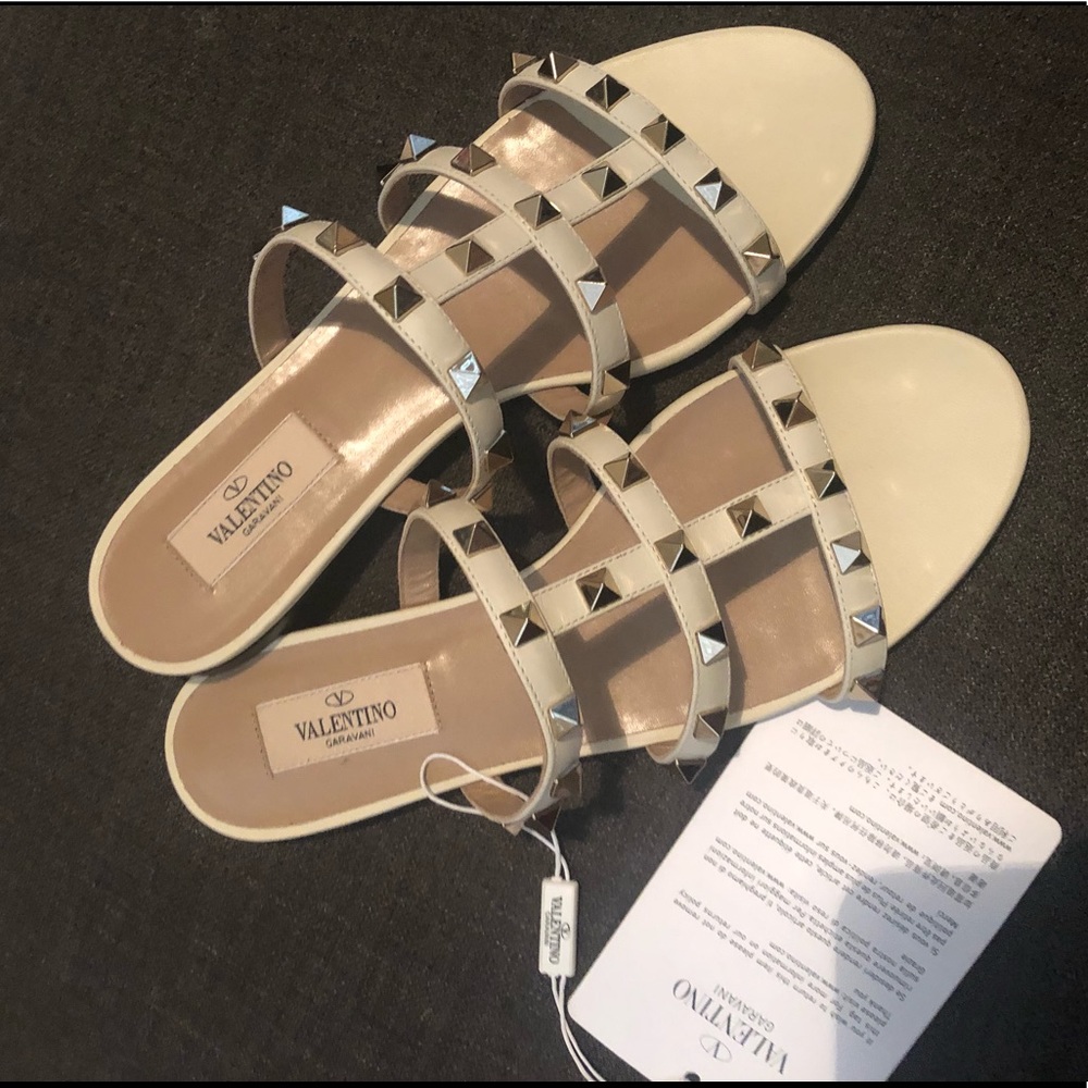 Valentino Slides 37 ivory